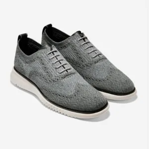 Cole Haan Magnet-Ironstone Stitchlite 2.ZERØGRAND Wingtip Oxfords Size 9.5 $210