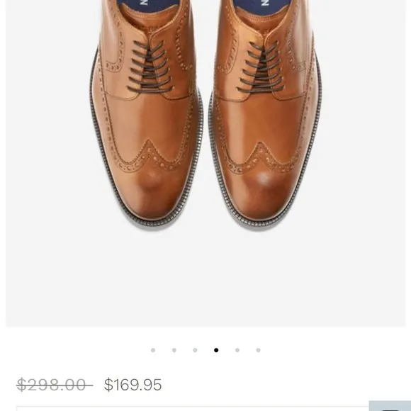 Cole Haan Men Wingtip Oxfords