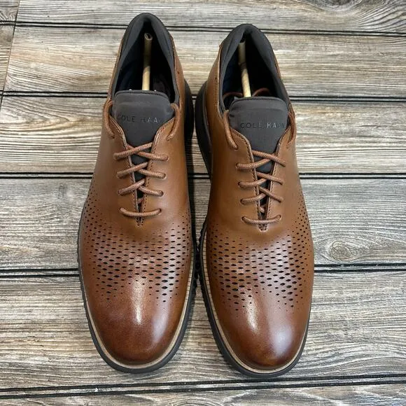 Cole Haan Men's 2 Zerogrand Laser Wingtip Oxfords Size 10