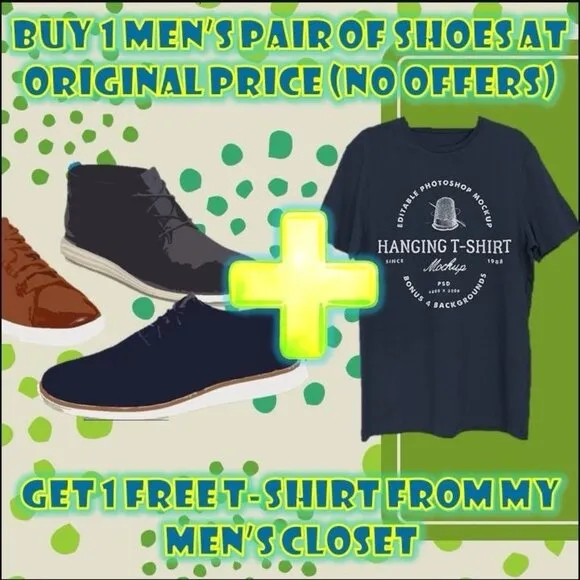 COLE HAAN Men's 2.ZERØGRAND Laser Wingtip Navy Blue Oxfords. Sz: 7