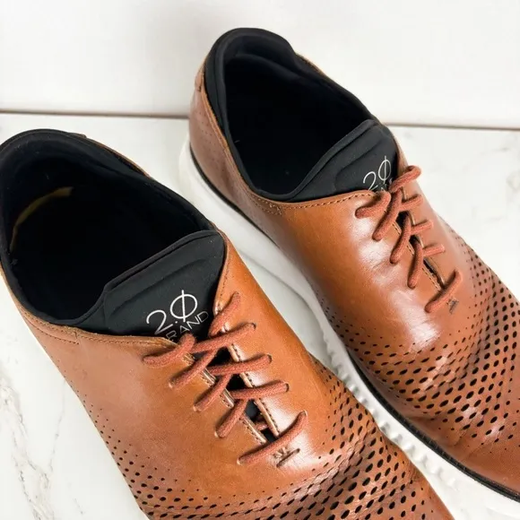 Cole Haan Men's 2.ZERØGRAND Laser Wingtip Oxfords Sz 11