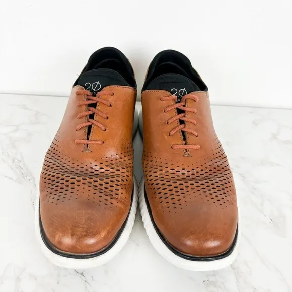 Cole Haan Men's 2.ZERØGRAND Laser Wingtip Oxfords Sz 11