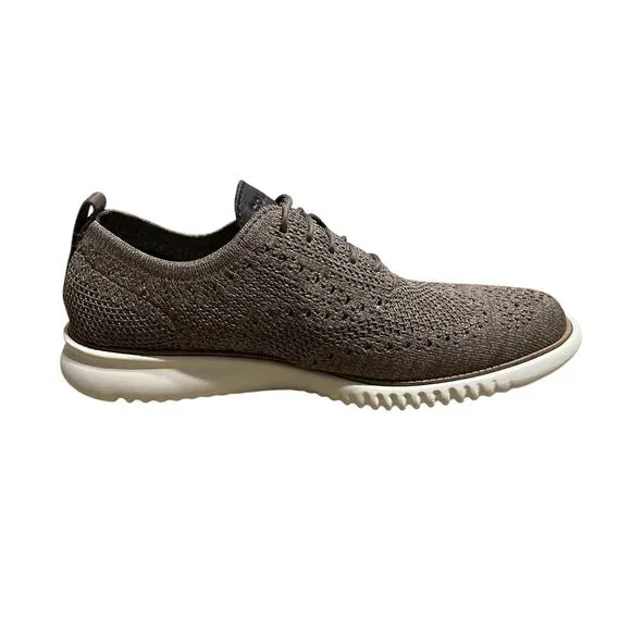 Cole Haan Men's 2.ZERØGRAND Stitchlite Oxfords Chocolate Truffle Ivory 9.5 NEW