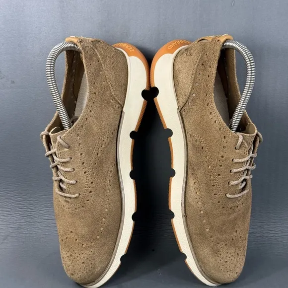 Cole Haan Men's 4.ZERØGRAND Wingtip suede Oxfords shoes size 7