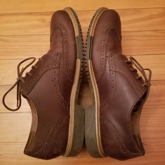 Cole Haan Mens 7M Brown Wingtip Oxfords Lace Up Dress Shoes