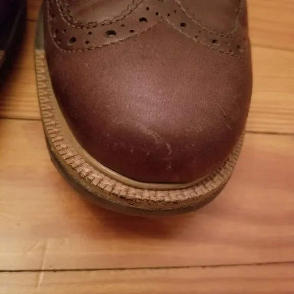 Cole Haan Mens 7M Brown Wingtip Oxfords Lace Up Dress Shoes