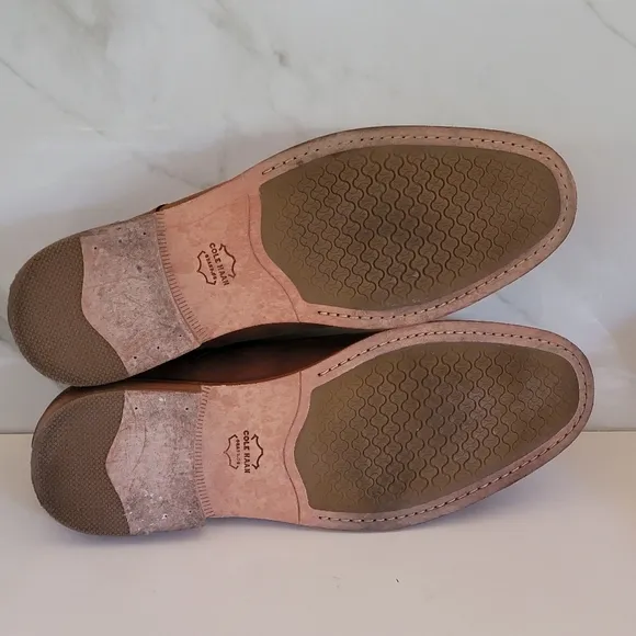 COLE HAAN men's Feathercraft Grand Blucher Oxfords in mesquite leather Size 14