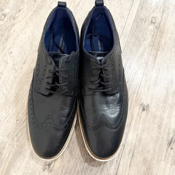 Cole Haan Men's Grand Tour Ox Size 11.5 Wingtip Oxfords Brown Leather C26307