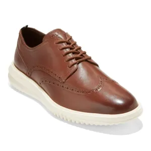 Cole Haan Men's Grand Wingtip Oxfords, Color: British Tan/Ivory, Size: 12