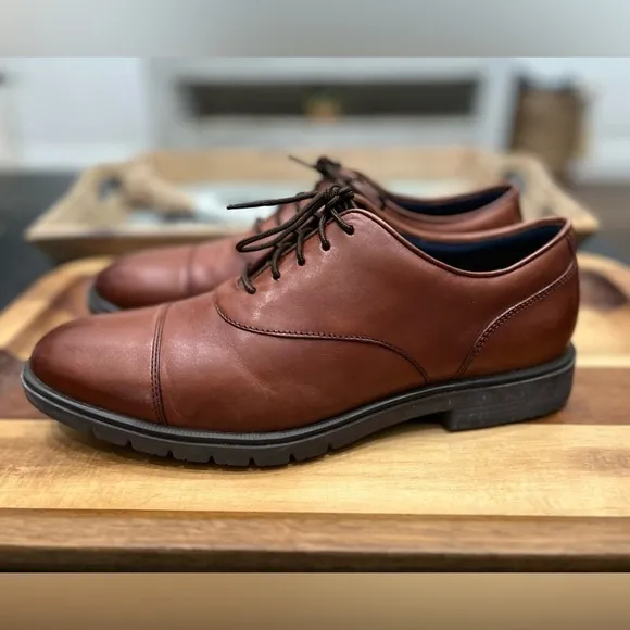Cole Haan Men's GrandFlex Dress Cap Toe Oxfords Size 12 Brown C40330 Shoes