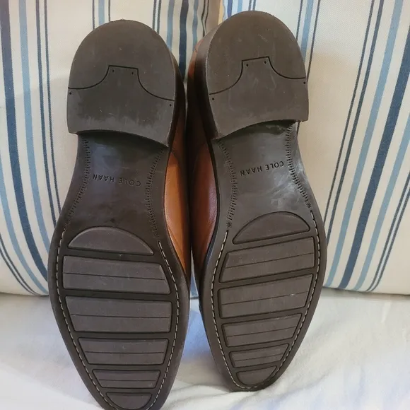 Cole Haan Mens Lenox Hill British Tan Cap Toe Lace Up Dress Oxfords Size 10.5 M