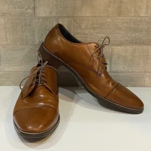 Cole Haan Mens Lenox Hill British Tan Cap Toe Lace Up Dress Oxfords Size 12 M