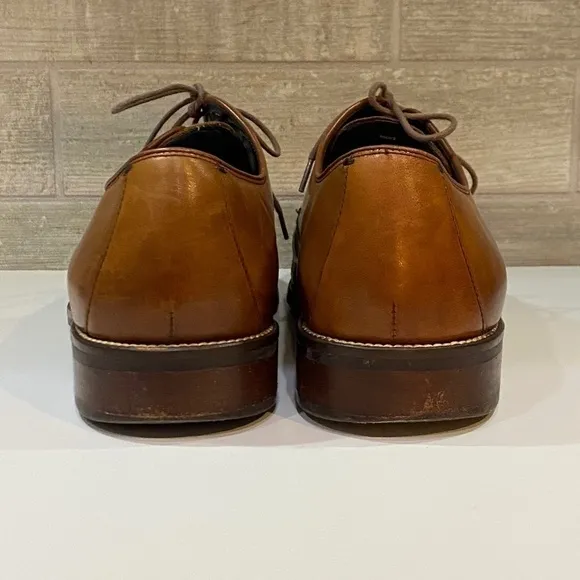Cole Haan Mens Lenox Hill British Tan Cap Toe Lace Up Dress Oxfords Size 12 M