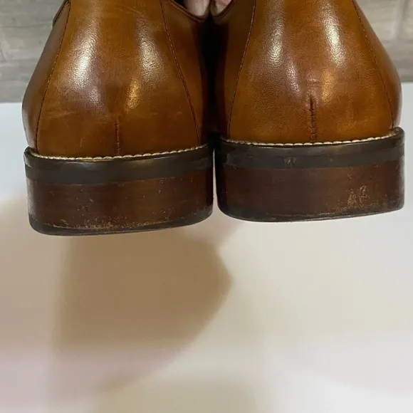 Cole Haan Mens Lenox Hill British Tan Cap Toe Lace Up Dress Oxfords Size 12 M