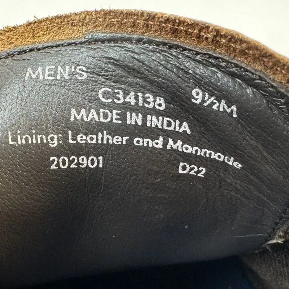 Cole Haan Mens ME Cap Oxford Tan Leather Oxfords Shoes 9.5 Medium C34138