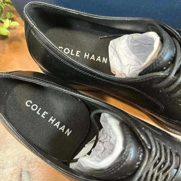 Cole Haan Men's Modern Essentials Leather Plain Toe Oxfords Size 9.5