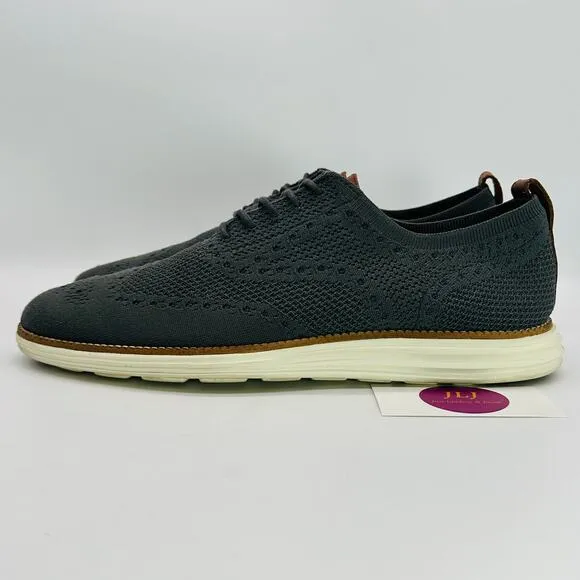 Cole Haan Mens Original Grand Stitchlite Wingtip Oxfords Magnet C27961 Size 11.5