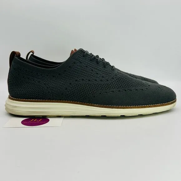 Cole Haan Mens Original Grand Stitchlite Wingtip Oxfords Magnet C27961 Size 11.5