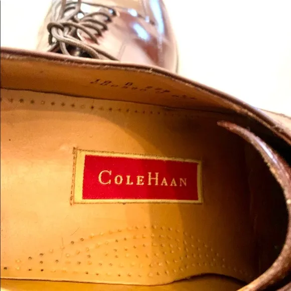 Cole Haan Men’s Oxfords Brown Leather Sz 10 D