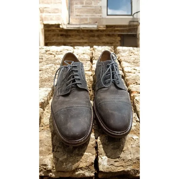 Cole Haan Men's Oxfords Driftwood Cap Toe Leather Dress PreppyComfort  Shoes 10