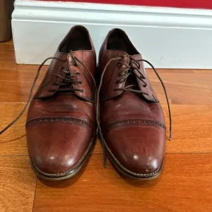 Cole Haan Men's Oxfords Lenox Hill Cap Toe Brown Leather C10155 size 11M