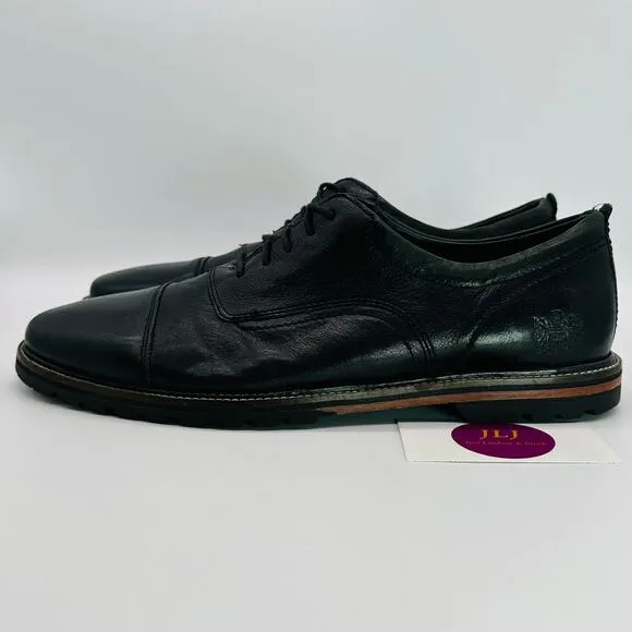 Cole Haan Men's Richardson Grand Black Leather Cap Toe Oxfords C28332 Size 10.5