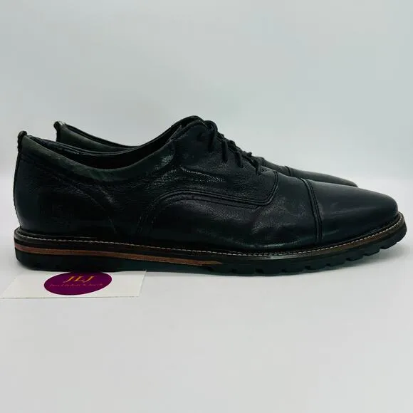 Cole Haan Men's Richardson Grand Black Leather Cap Toe Oxfords C28332 Size 10.5