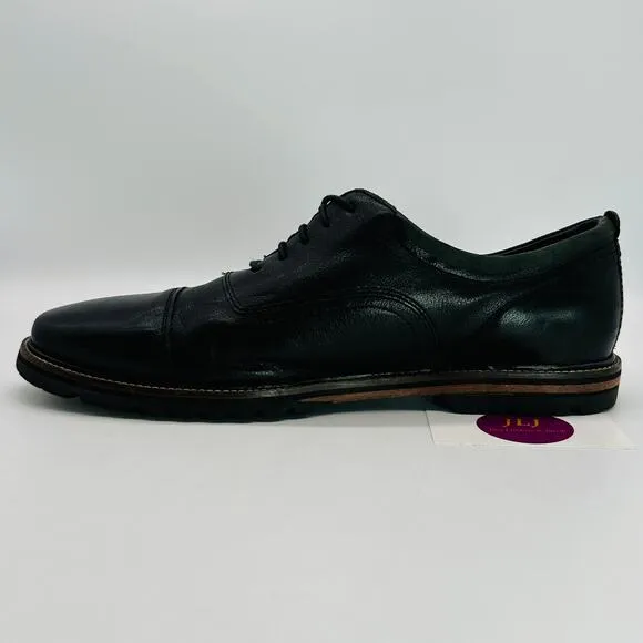 Cole Haan Men's Richardson Grand Black Leather Cap Toe Oxfords C28332 Size 10.5