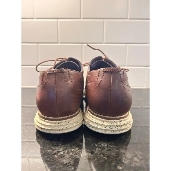 Cole Haan Men's ØRiginalgrand Remastered Wingtip Oxfords Shoes Brown Size 10.5M