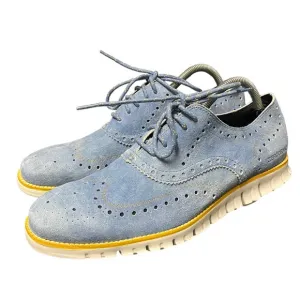 Cole Haan Men's Shoes‎ ZeroGrand Wingtip Oxfords Shoes Denim Extra Blue Size 10
