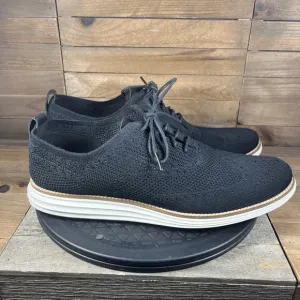 Cole Haan Men’s Size 12 M Grand OS Black Stitchlite Wingtip Oxfords Shoes