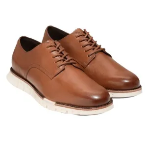 Cole Haan Mens ZERØGRAND Remastered Plain Toe Oxfords US 8.5 M Brown Leather NIB