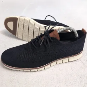 Cole Haan Men's ZERØGRAND Remastered Stitchlite Wingtip Oxfords, Black 10M $190