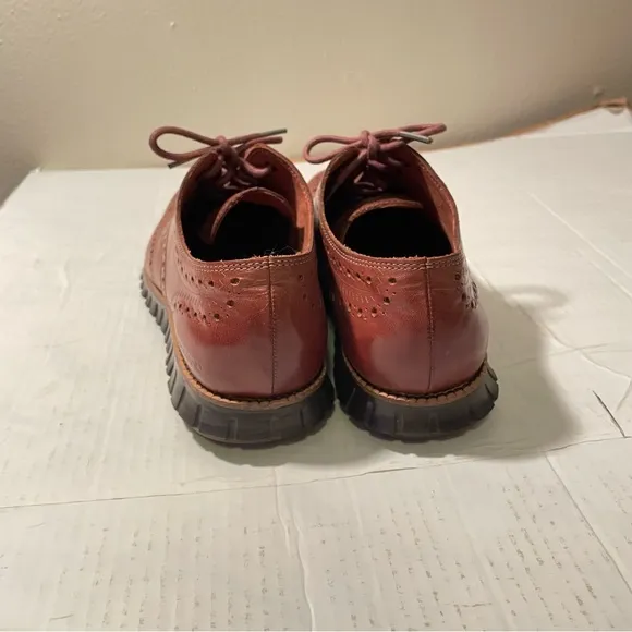 Cole Haan Men's ZERØGRAND Remastered Wingtip Oxfords Tan Vlue lot of 2