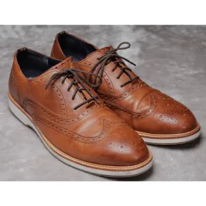 Cole Haan Morris Grand OS Brown Wingtip Lace Up Oxfords Mens Size 13