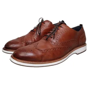 Cole Haan Morris Men's Brown Leather Office Comfort Fit Wingtip Oxfords Sz 11.5