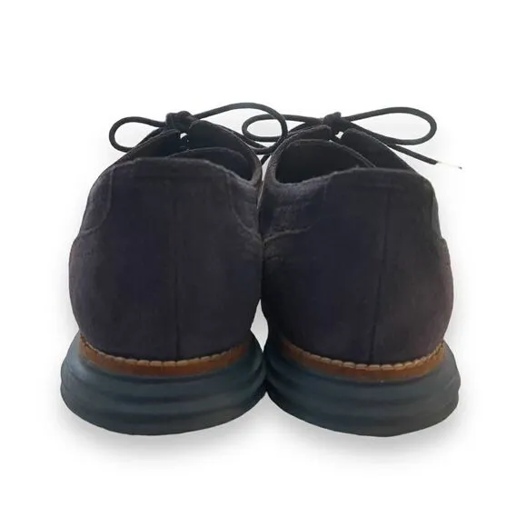 Cole Haan Navy Blue Zerogrand Wingtip Oxfords
