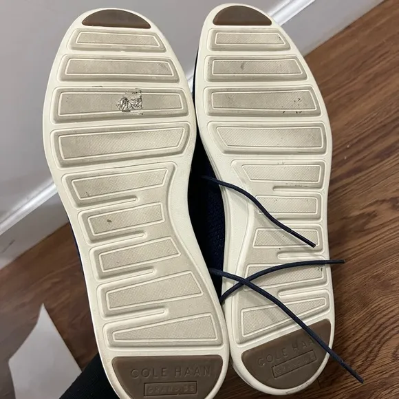 Cole Haan Navy Stitchlite ØriginalGrand Wingtip Oxfords Size 10 US $155