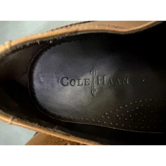 Cole Haan Nik Air Men's Wingtip Oxfords Dress Shoes Size 11 M Leather C10290