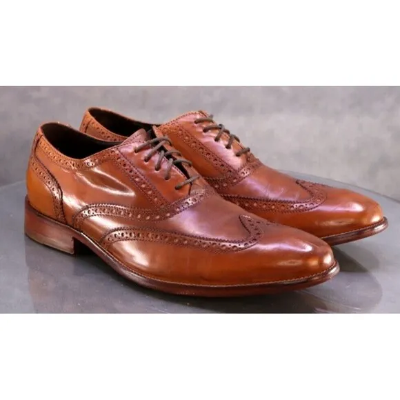 Cole Haan Nik Air Men's Wingtip Oxfords Dress Shoes Size 11 M Leather C10290