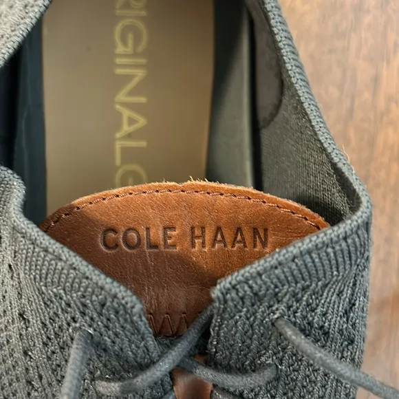 Cole Haan Original Grand Men’s Knit Wingtip Oxfords  Size 14