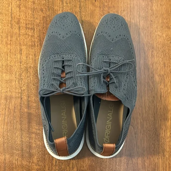 Cole Haan Original Grand Men’s Knit Wingtip Oxfords  Size 14