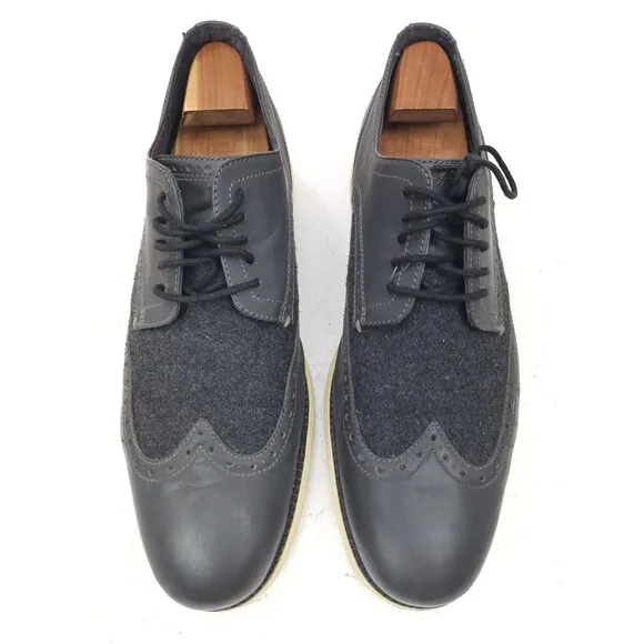 Cole Haan Original Grand Mens Size 11 M Wingtip Oxfords Gray C28861
