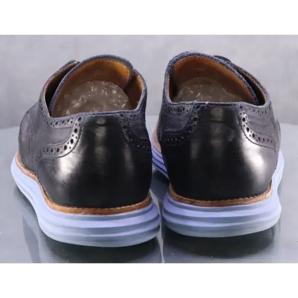 Cole Haan Original Grand Men's Wingtip Oxfords Dress Shoes Size 10.5 Blue C13198