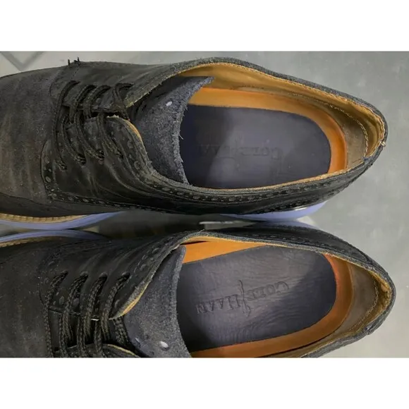 Cole Haan Original Grand Men's Wingtip Oxfords Dress Shoes Size 10.5 Blue C13198