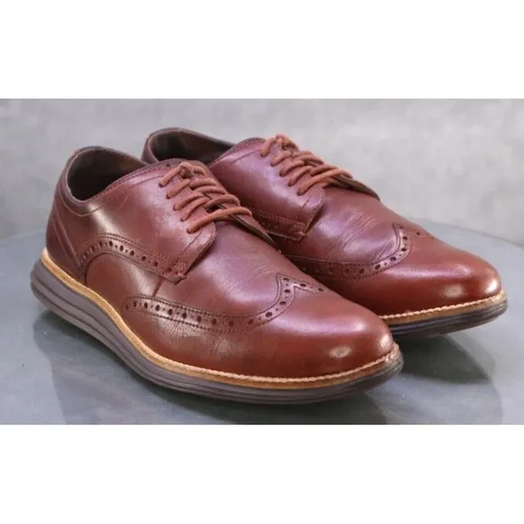 Cole Haan Original Grand Men's Wingtip Oxfords Dress Shoes Size 9 Leather C26472