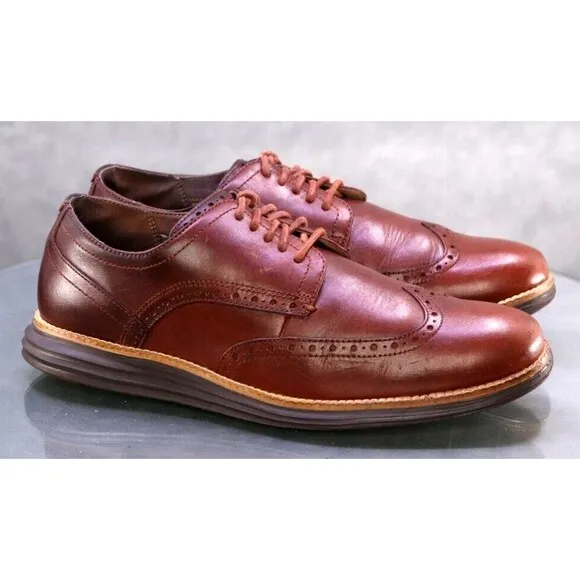 Cole Haan Original Grand Men's Wingtip Oxfords Dress Shoes Size 9 Leather C26472