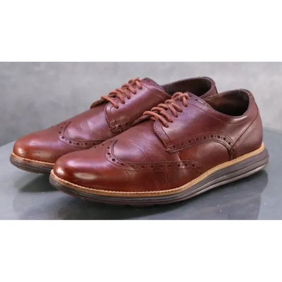 Cole Haan Original Grand Men's Wingtip Oxfords Dress Shoes Size 9 Leather C26472