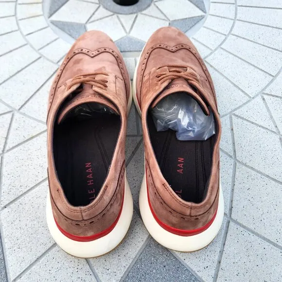 Cole Haan Original Grand Nubuck Wingtip Brogue Casual Oxfords 11