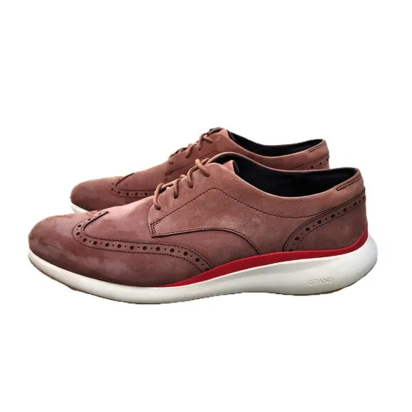 Cole Haan Original Grand Nubuck Wingtip Brogue Casual Oxfords 11